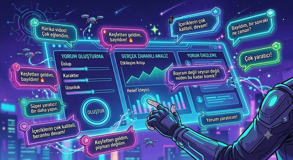 TikTok Yorum Hilesi 2026 - Etkileşim Kazan