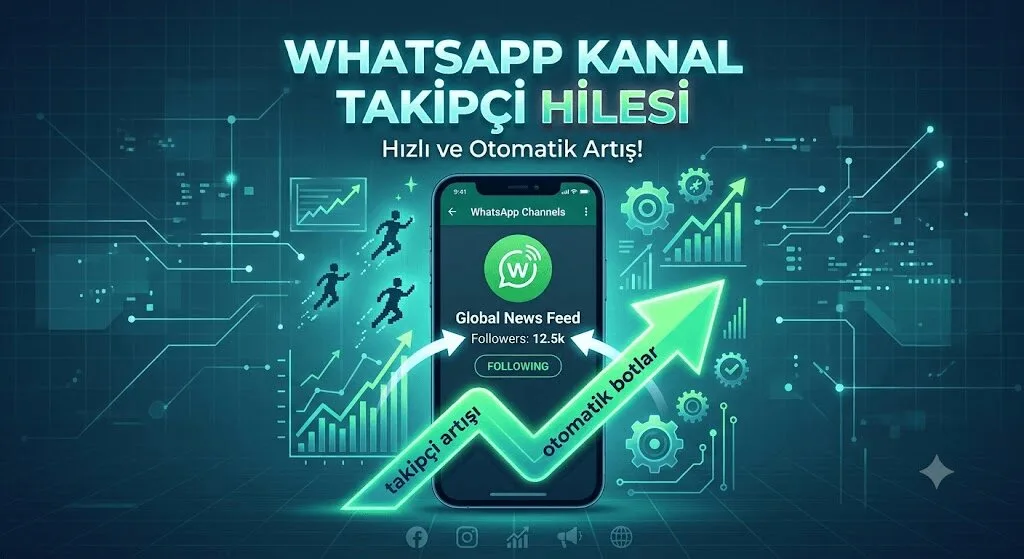 WhatsApp Kanal Takipçi Hilesi 2026